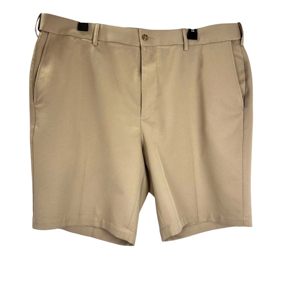 Grand Slam Performance Mens Golf Shorts Tan Khaki Size 40 Activewear Summer